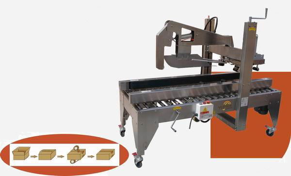 FXJ-AT5050S  Stainless Steel Folding Case Sealers