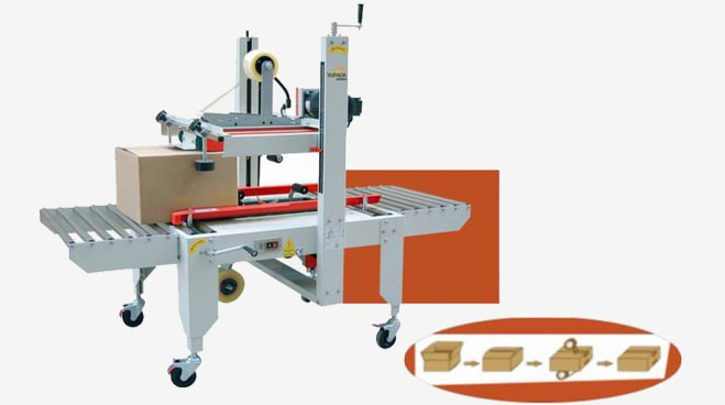 FXJ-6050 Automatic carton sealer ( top and bottom drive )